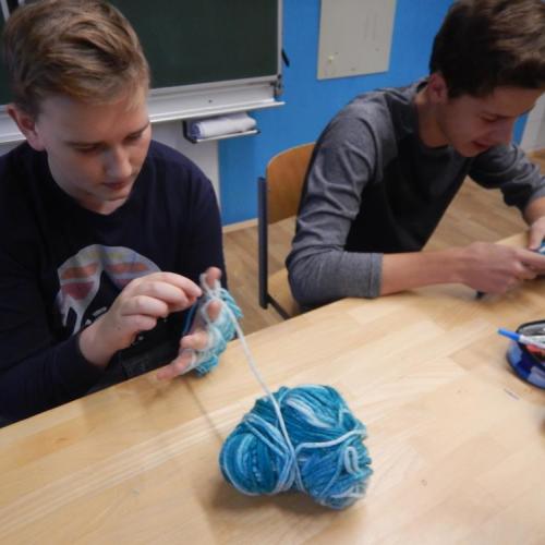 Stricken für den guten Zweck