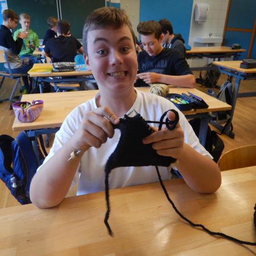 Stricken für den guten Zweck
