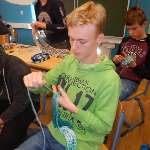Stricken für den guten Zweck