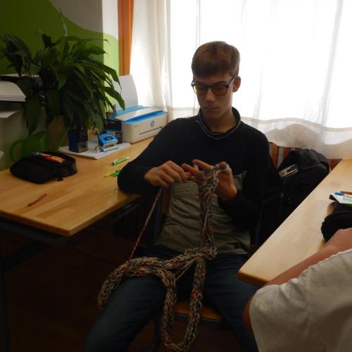 Stricken für den guten Zweck