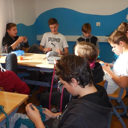 Stricken für den guten Zweck